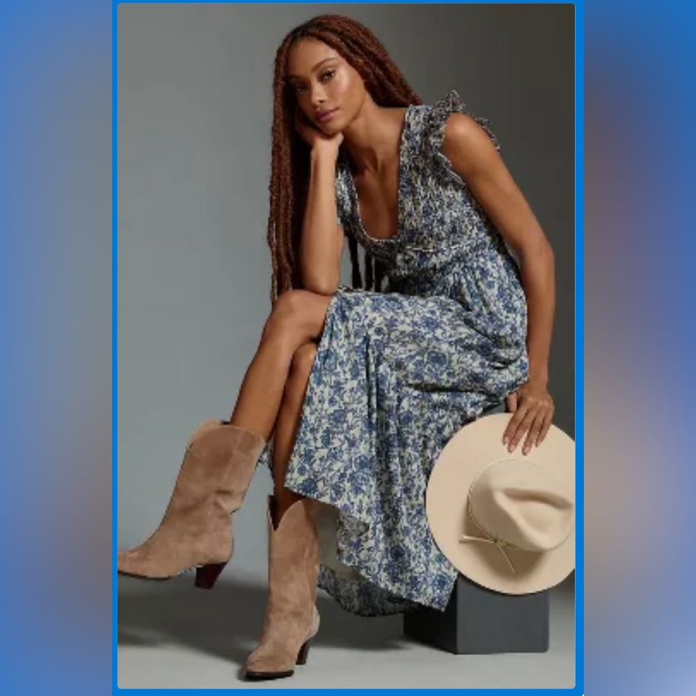 Anthropologie Peregrine Midi Dress